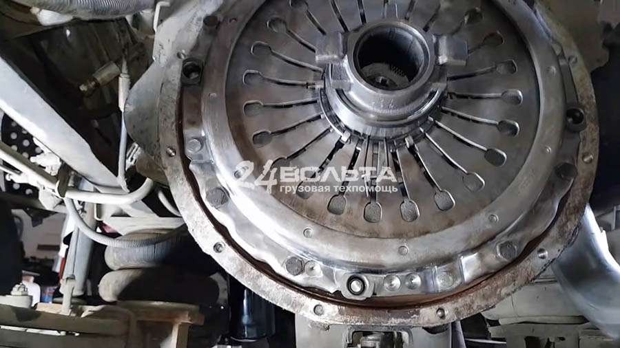 Замена сцепления Ман ТГЛ